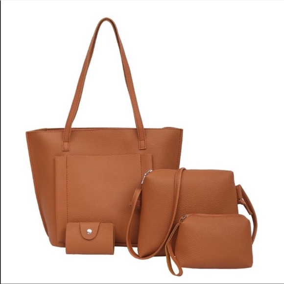 WILA Handbags - LAST 1❗️✨4 pc Vegan Leather Tote sets✨